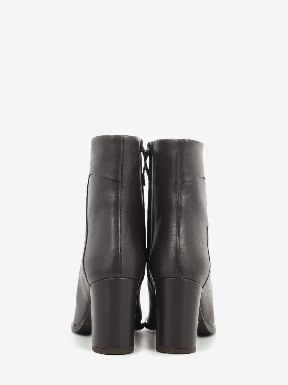 CHESTNUT LEATHER ANKLE BOOT 287731S/3_CHESTNUT