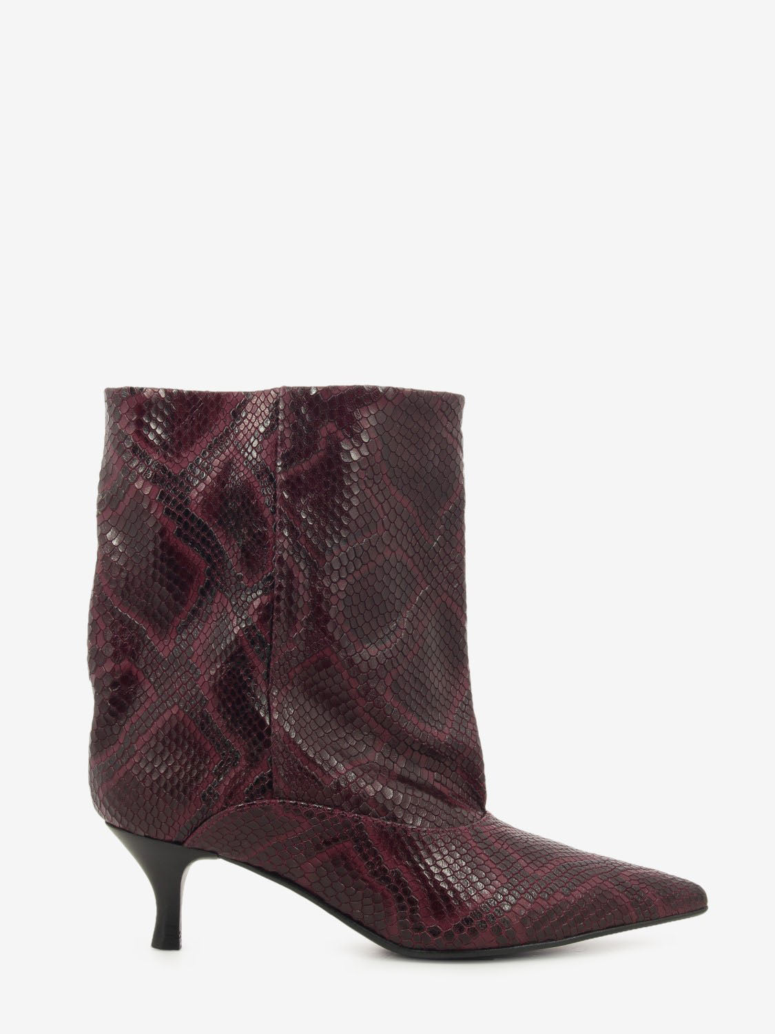 ANKLE BOOT T.50 BANGKOK BORDEAUX PYTHON LUCY-TR2-BANG_BORD