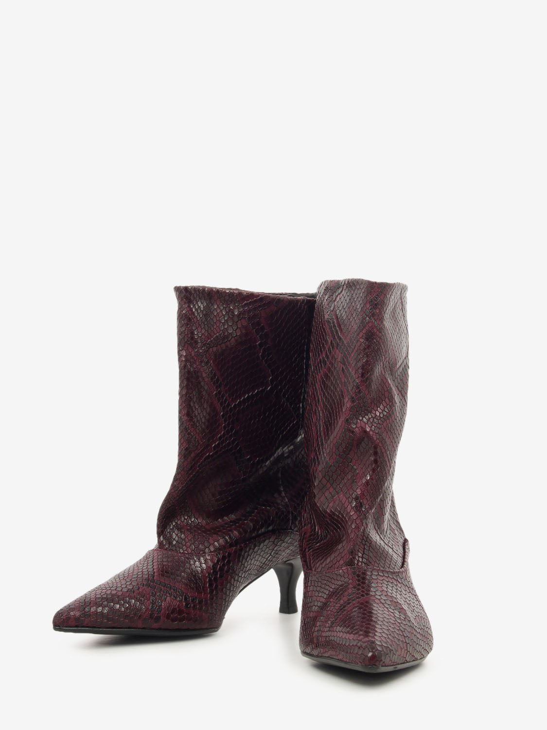 ANKLE BOOT T.50 BANGKOK BORDEAUX PYTHON LUCY-TR2-BANG_BORD
