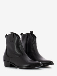 Tronchetto Texano Calf Marta nero