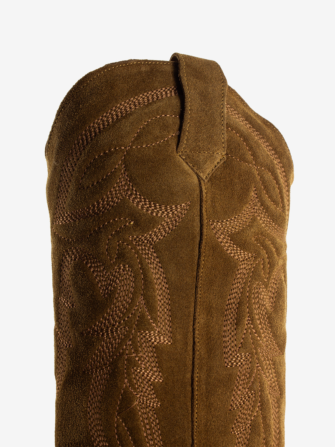 Stivale Texano Camoscio Cuoio