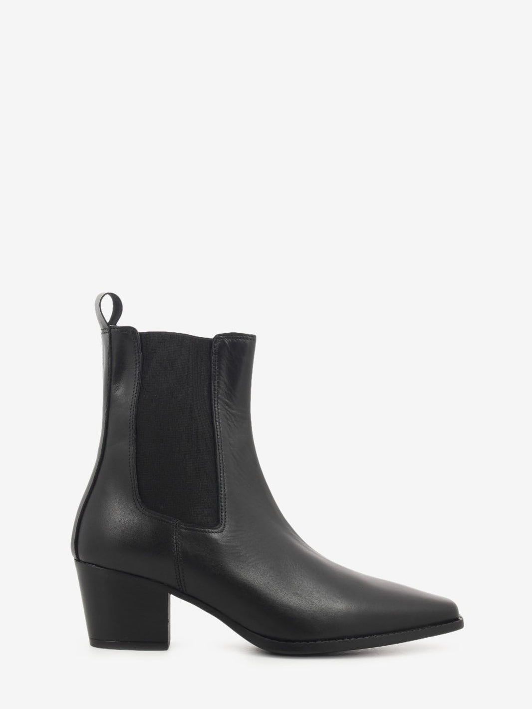 Tronchetto Velour pelle nero