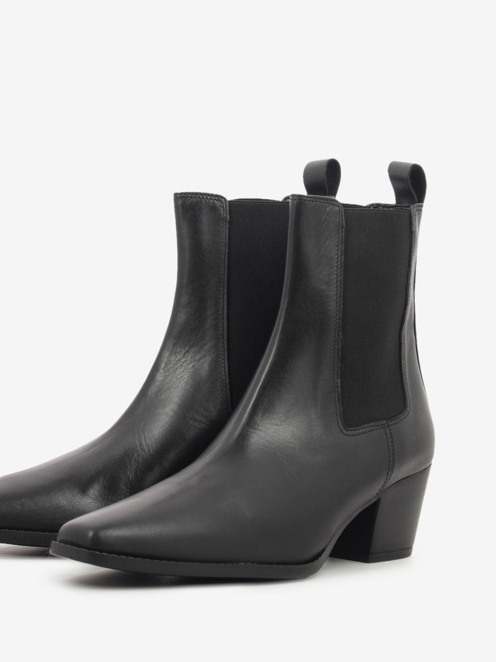 Tronchetto Velour pelle nero