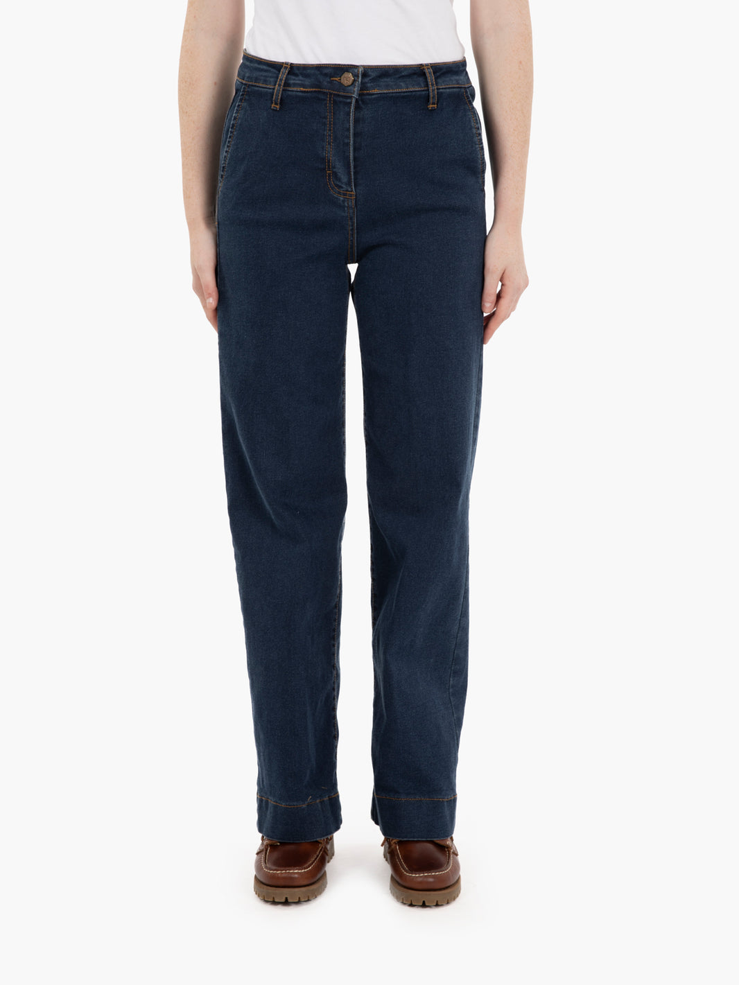 Palazzo denim jeans