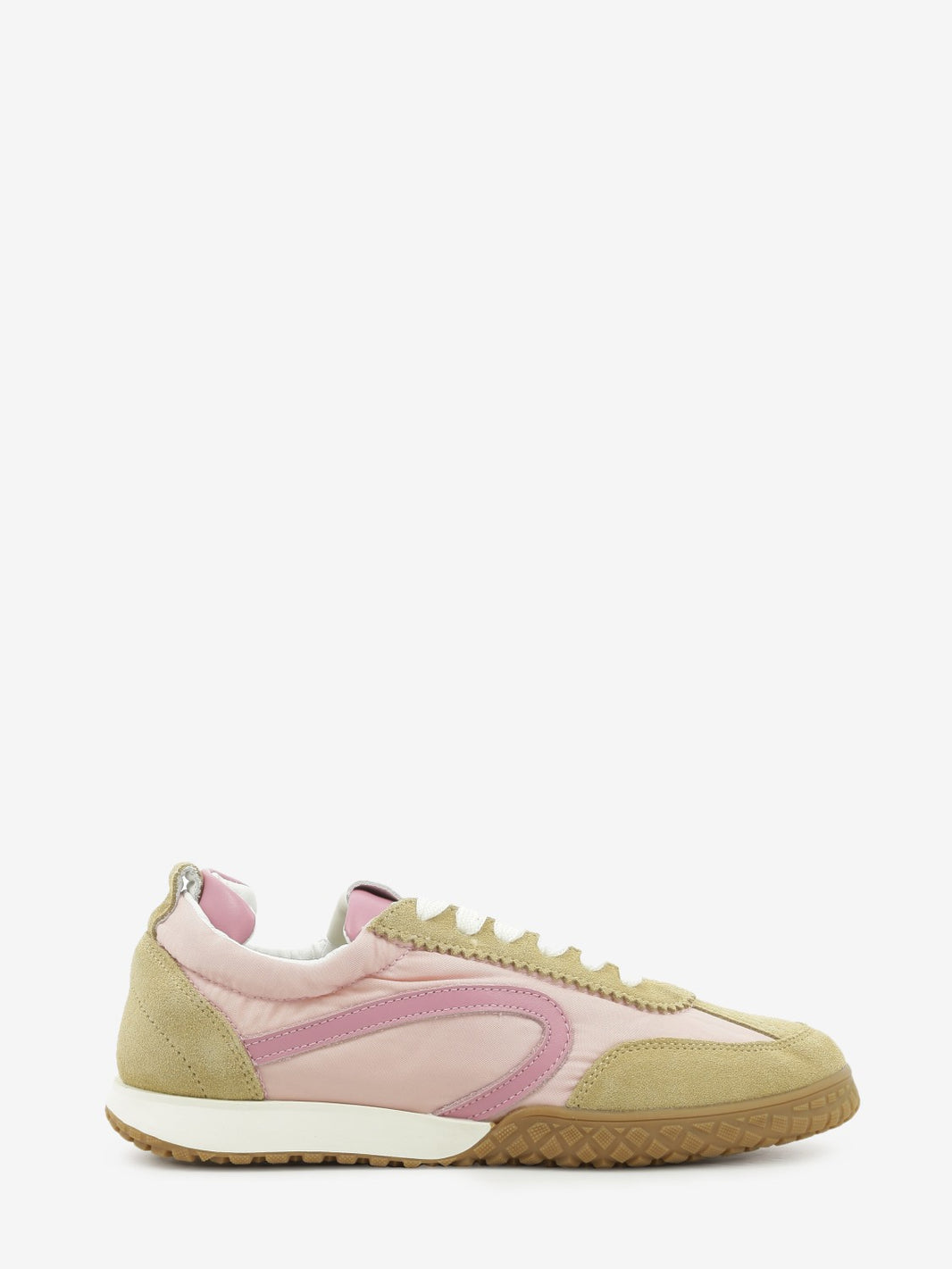 Sneakers Flair light brown / tex pink