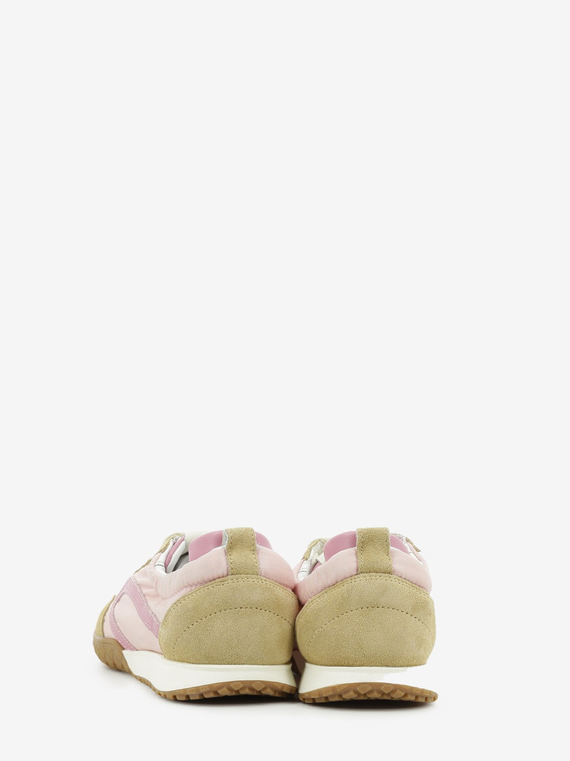 Sneakers Flair light brown / tex pink