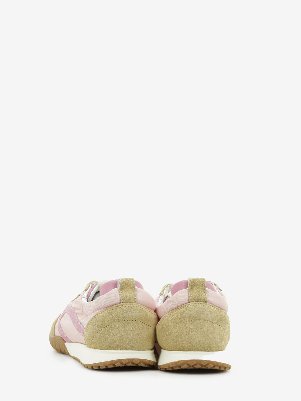 Sneakers Flair light brown / tex pink