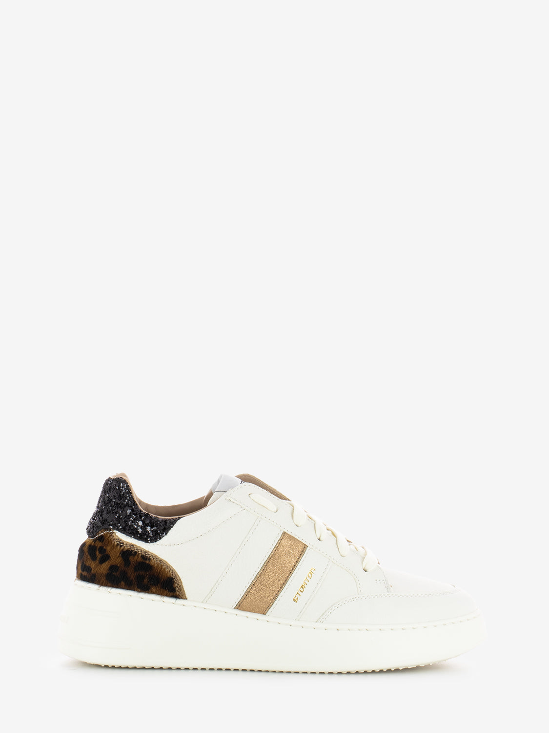 Sneakers Jungle in pelle bianco