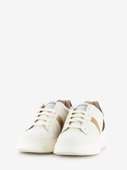 STOKTON - Sneakers Jungle in pelle bianco