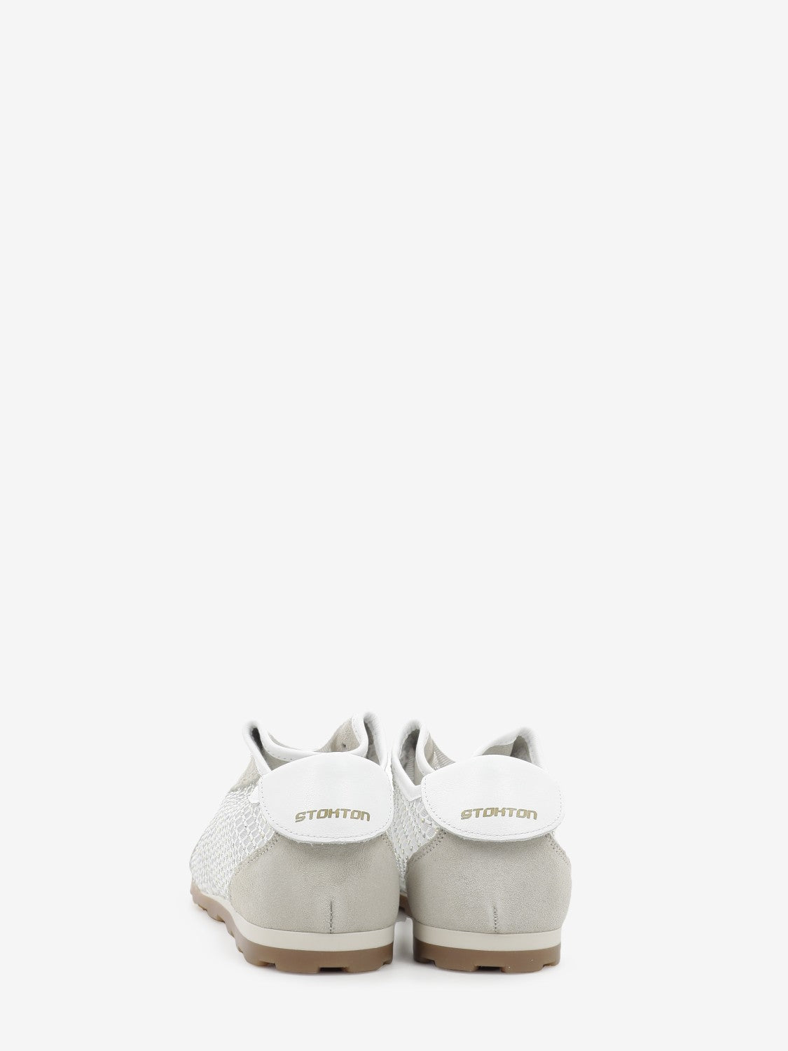 Sneakers Net strass bianco / beige