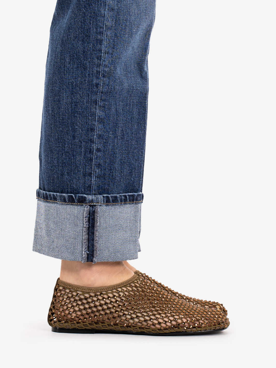 Ballerine a rete con strass army