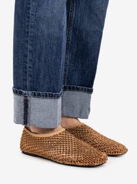 Ballerine a rete con strass sahara