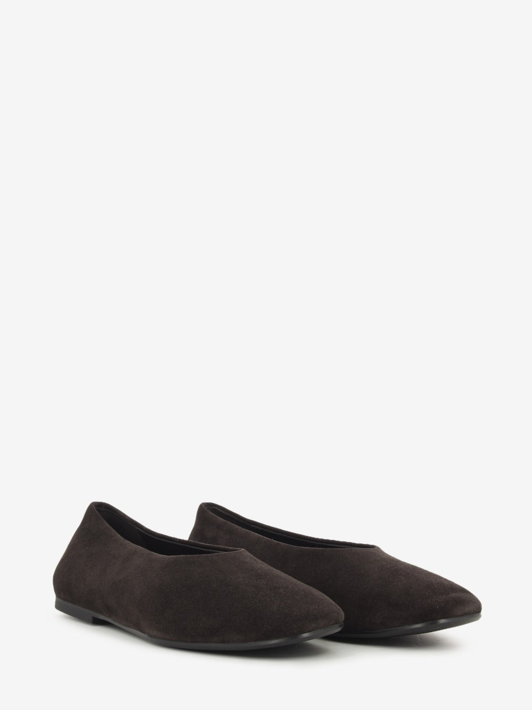 Ballerina Velour in suede ebano