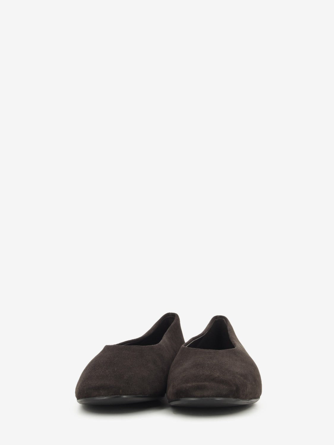 Ballerina Velour in suede ebano