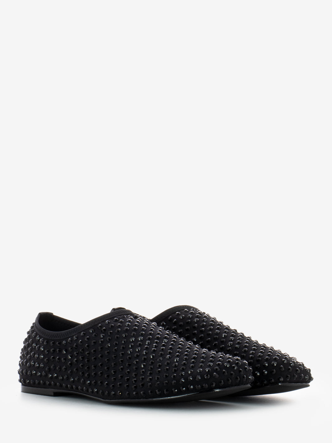 Scarpa Dolly con pietre brillanti nero