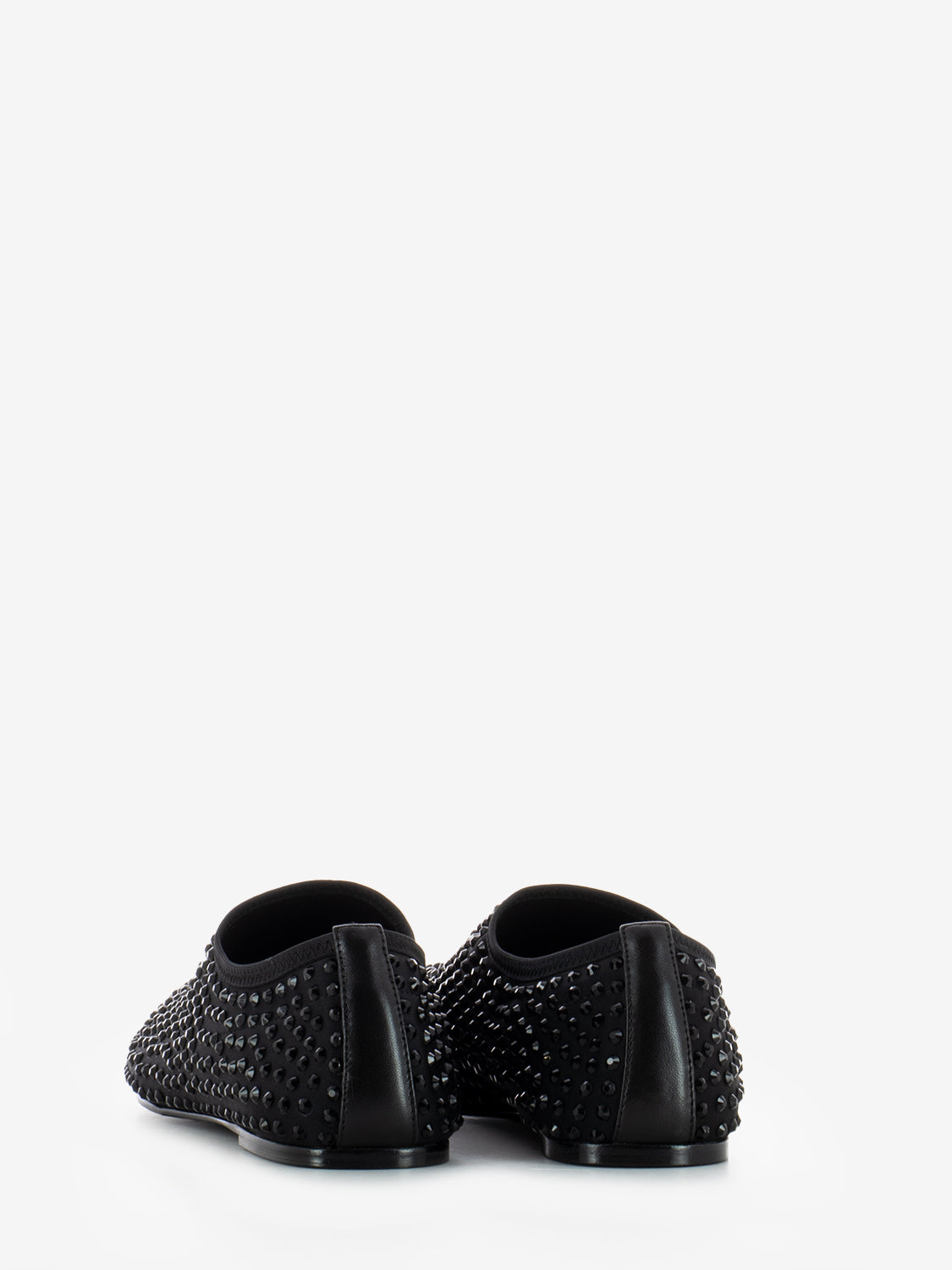 Scarpa Dolly con pietre brillanti nero