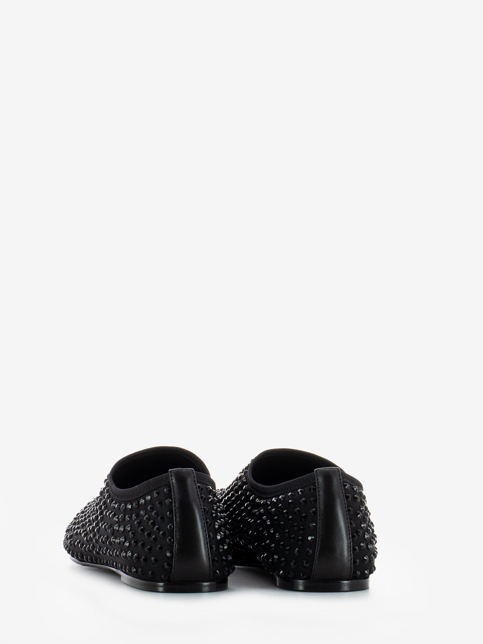 Scarpa Dolly con pietre brillanti nero