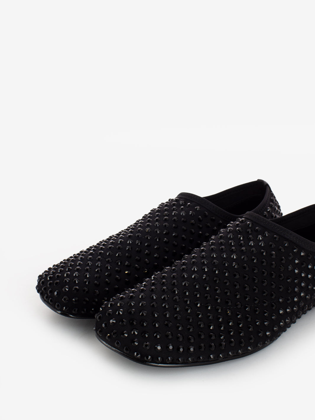 Scarpa Dolly con pietre brillanti nero
