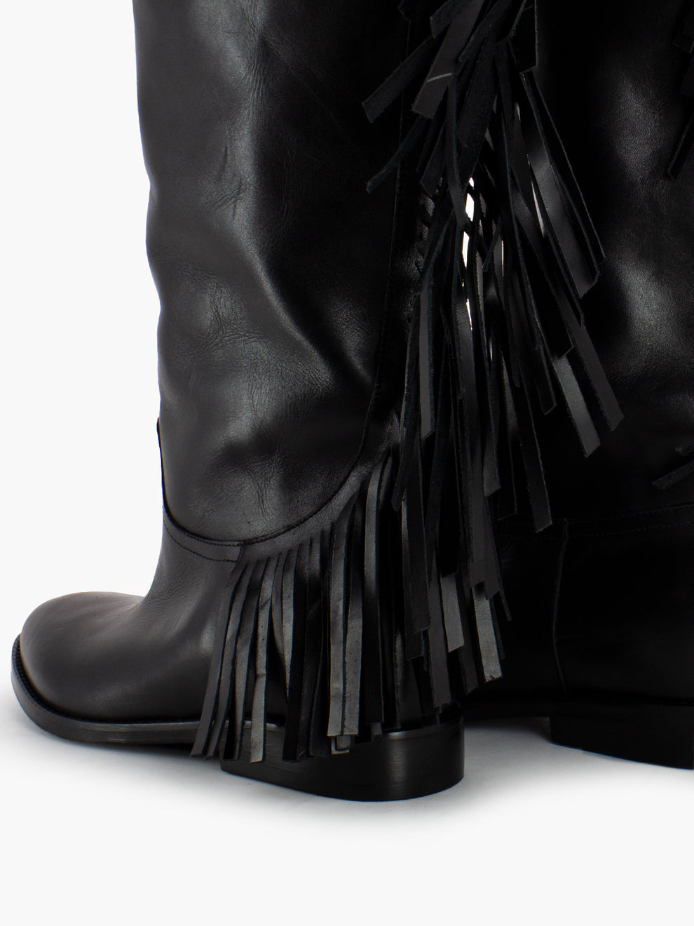 Stavali con frange Taylor nero