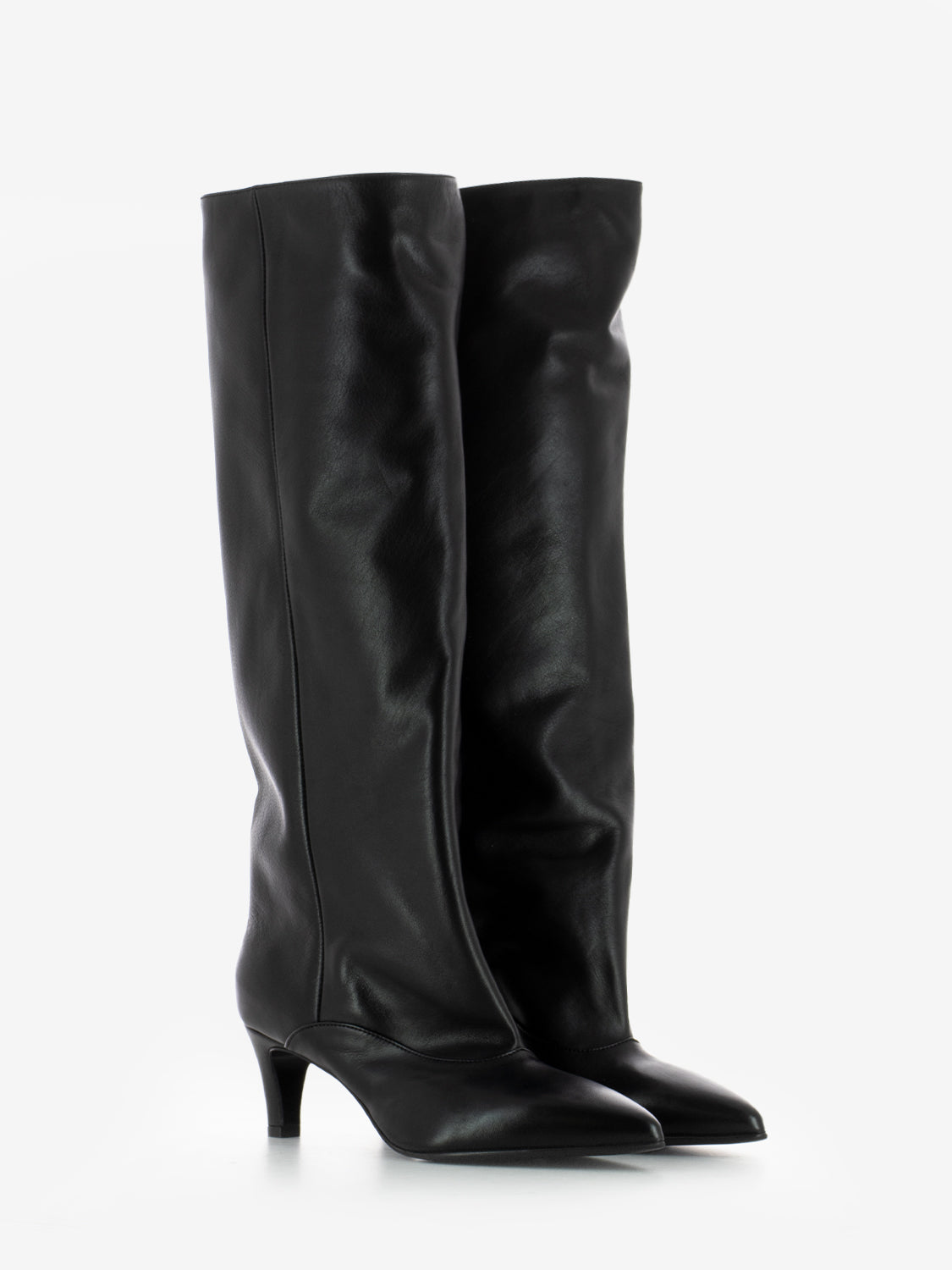 Stivale in camoscio Velour nero