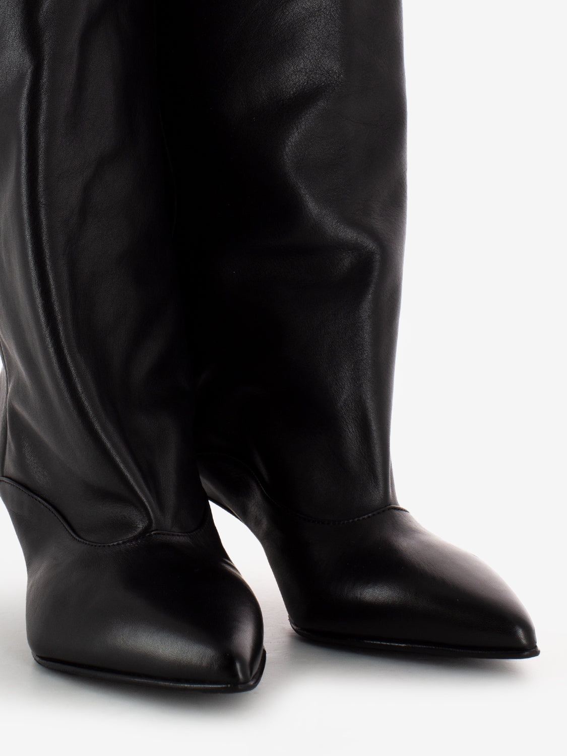 Stivale in camoscio Velour nero