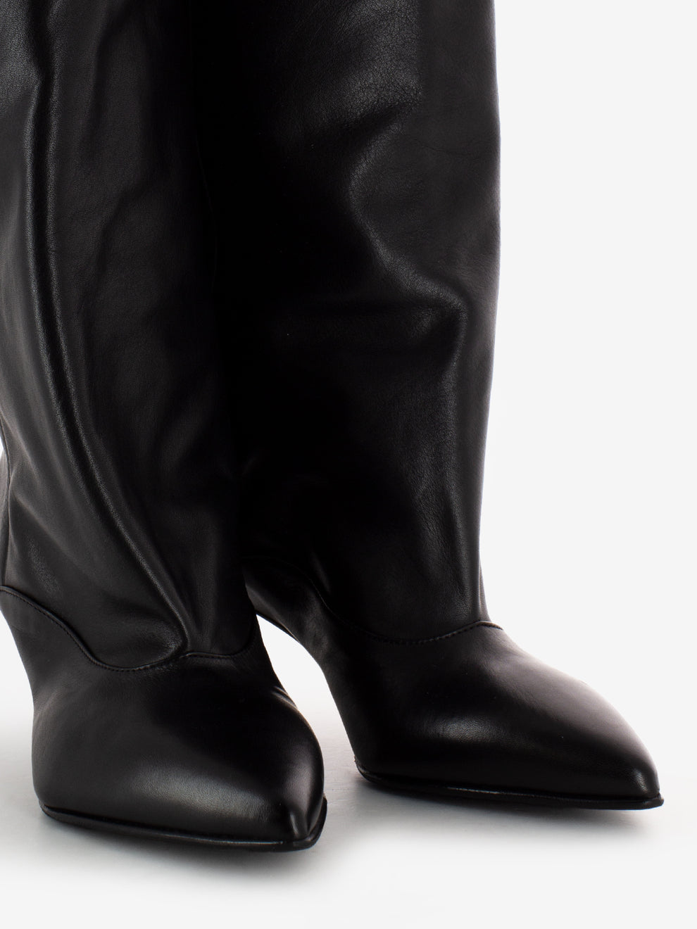 Stivale in camoscio Velour nero