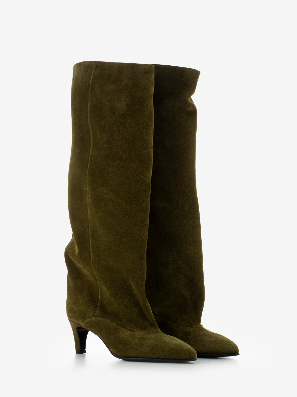 Stivale in camoscio Velour quercia