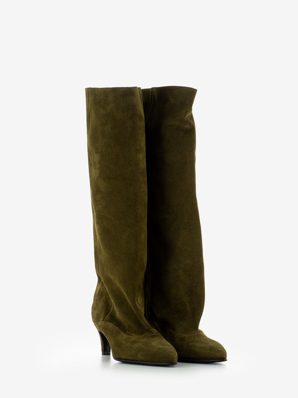 Stivale in camoscio Velour quercia