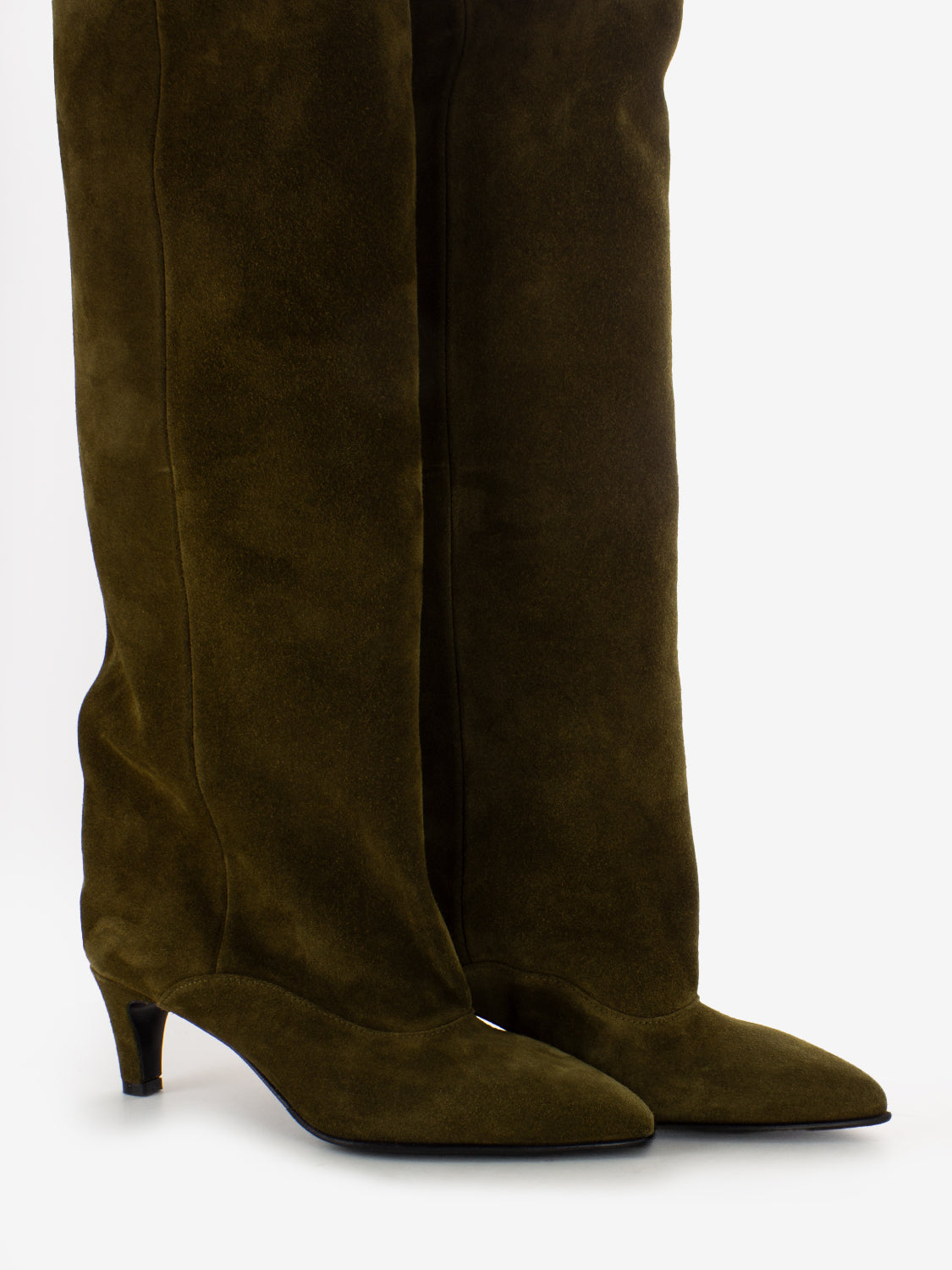 Stivale in camoscio Velour quercia