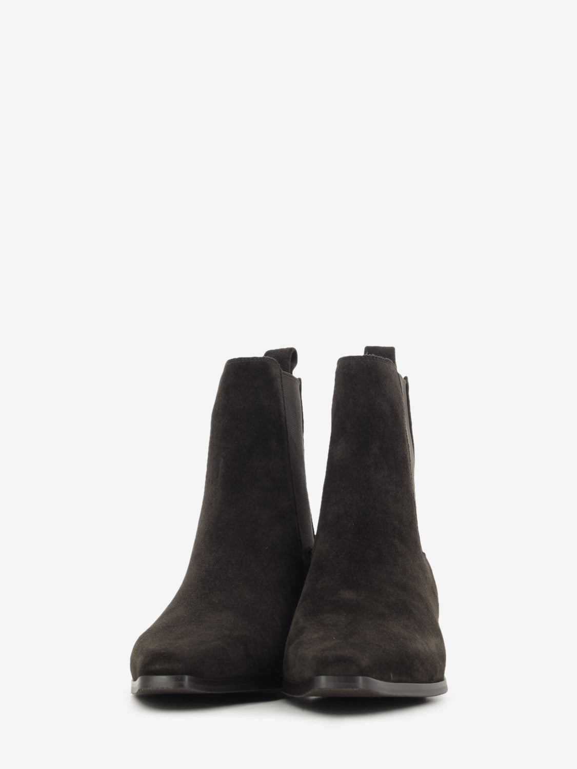Ebony Velour Suede Ankle Boot