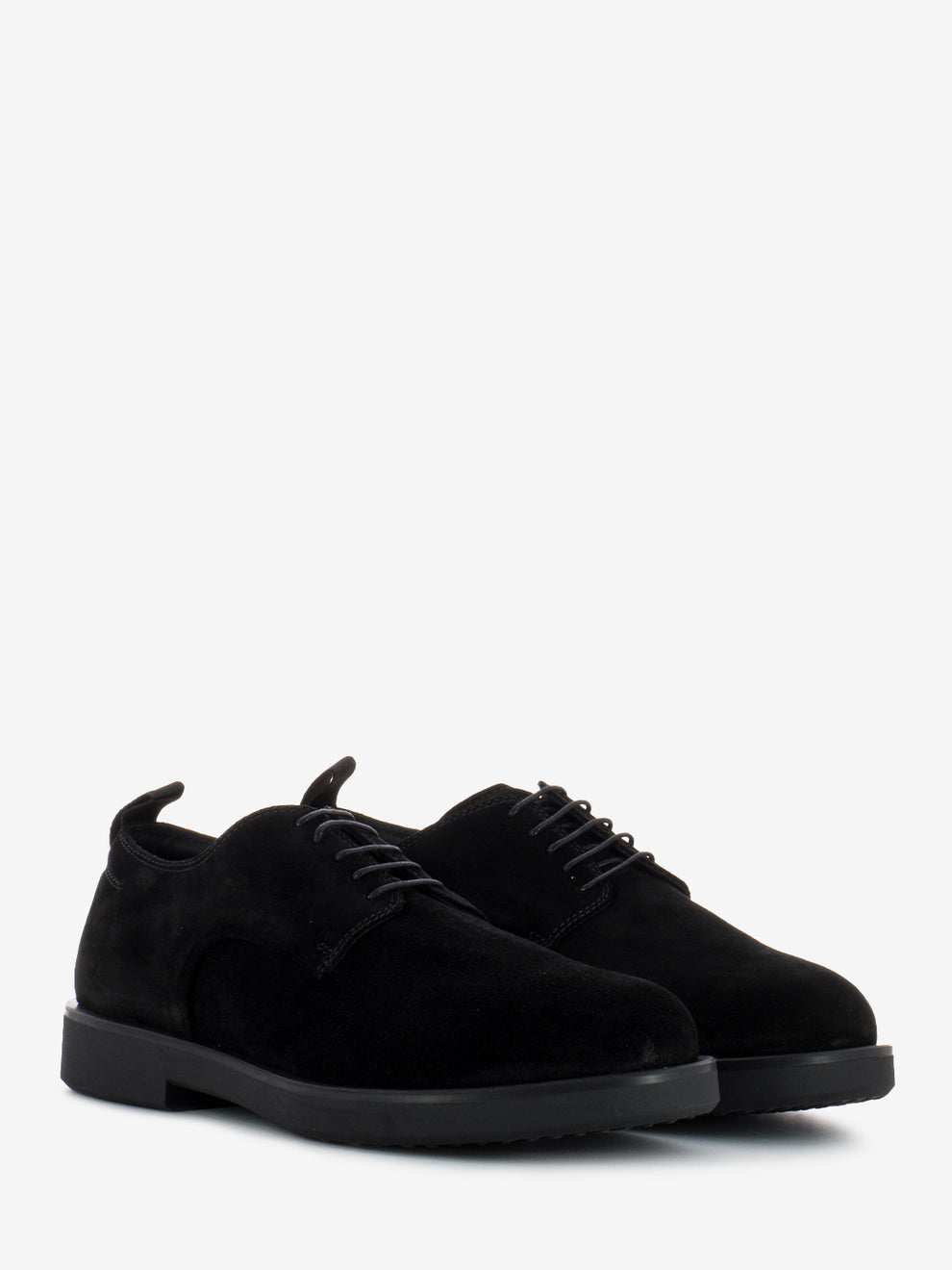 Derby Softy in camoscio nero