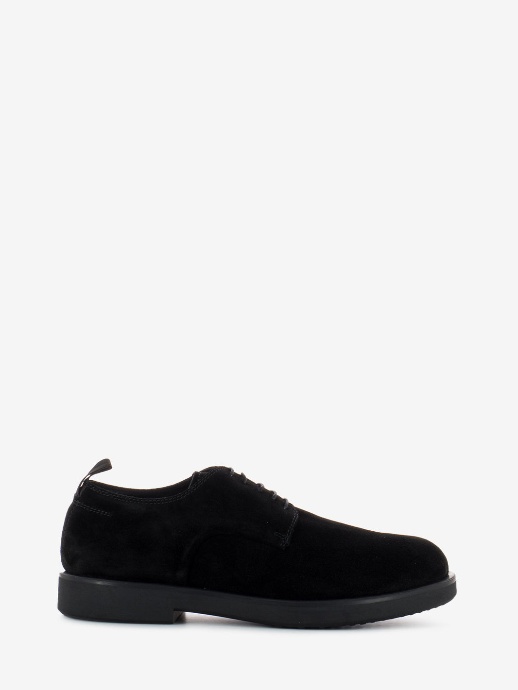 Derby Softy in camoscio nero