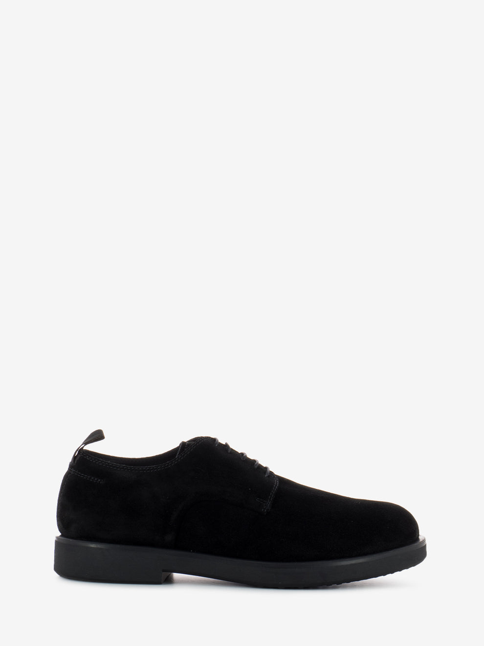 Derby Softy in camoscio nero