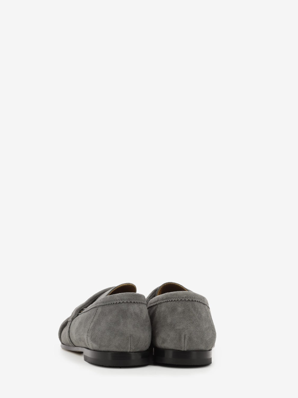 Feather suede loafers asphalt