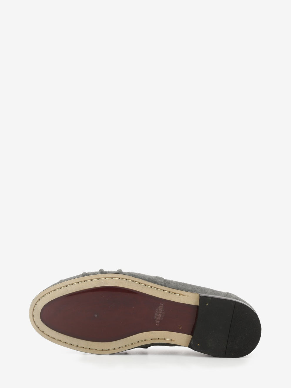Feather suede loafers asphalt