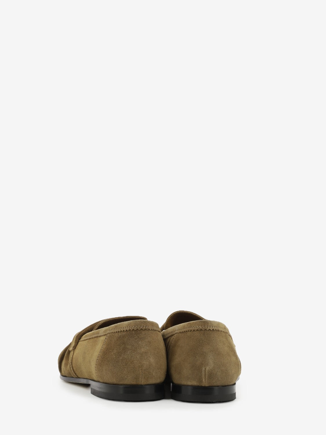 Suede feather cigar loafers