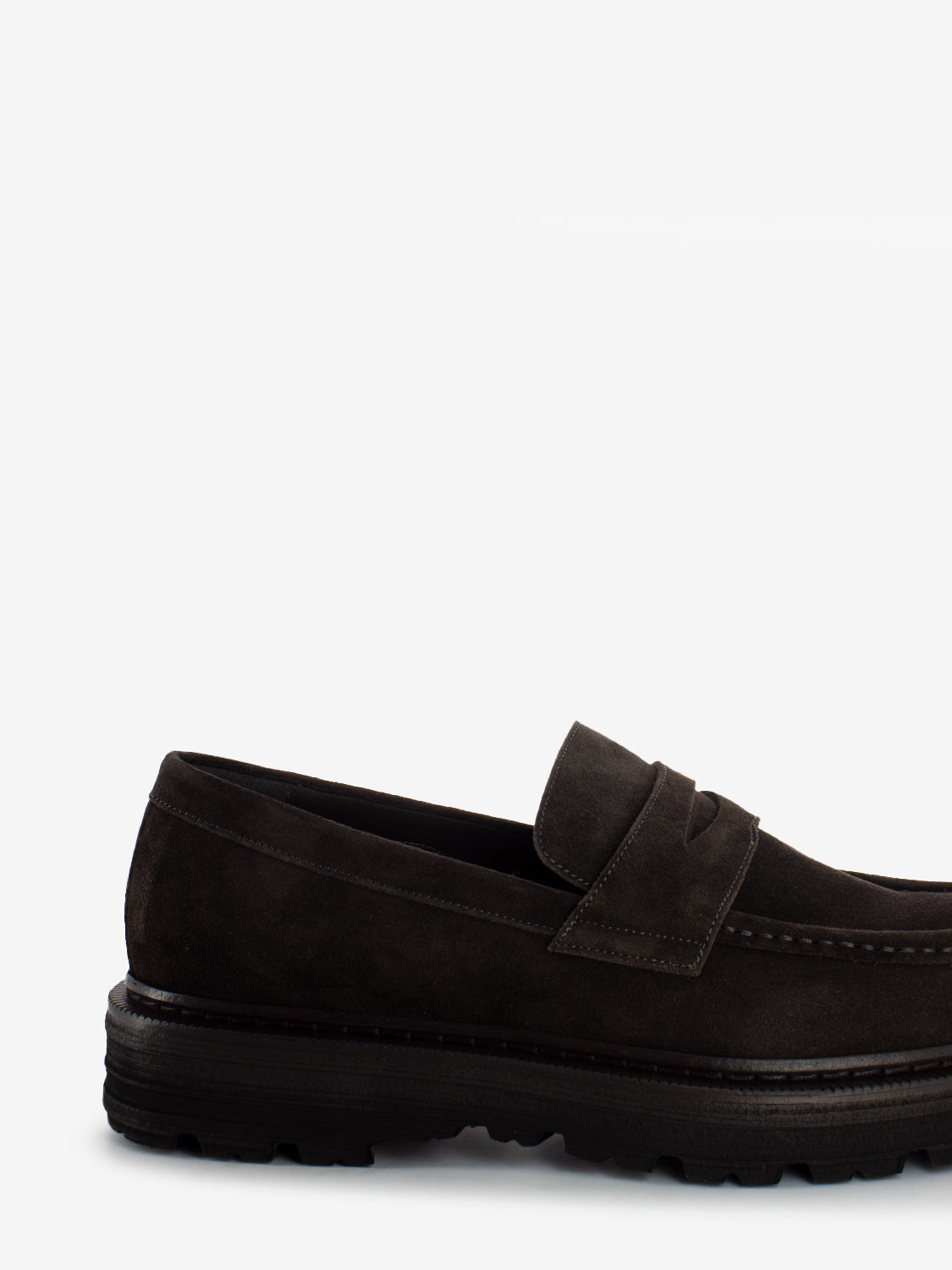 Mocassini Softy in camoscio marrone
