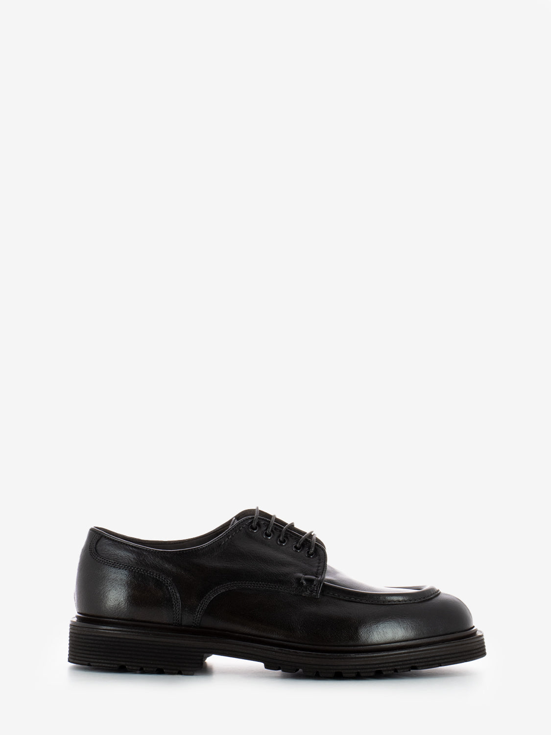 Scarpe punta moc bufalo choco