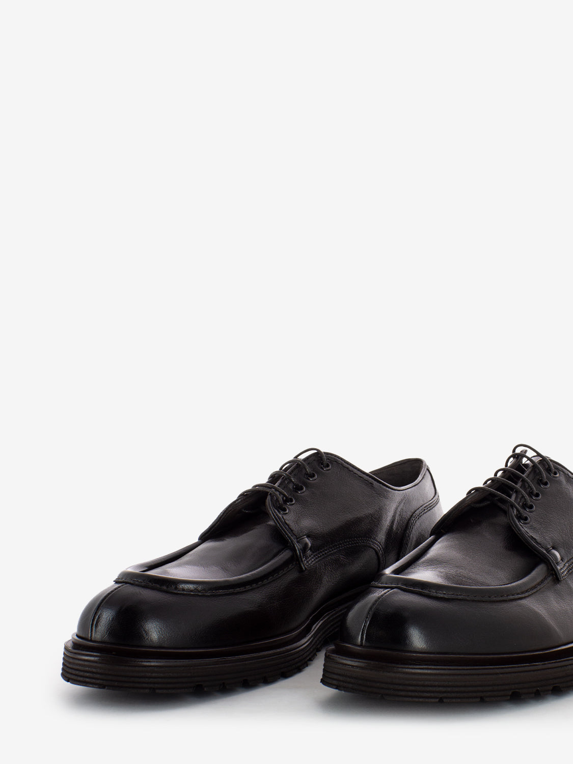 Scarpe punta moc bufalo choco