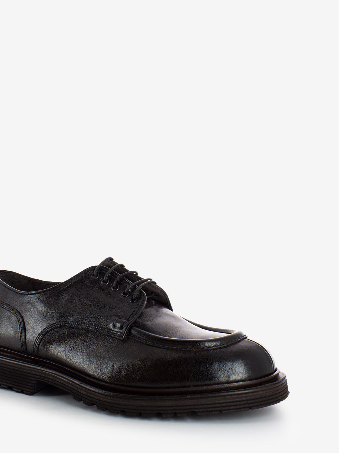 Scarpe punta moc bufalo choco
