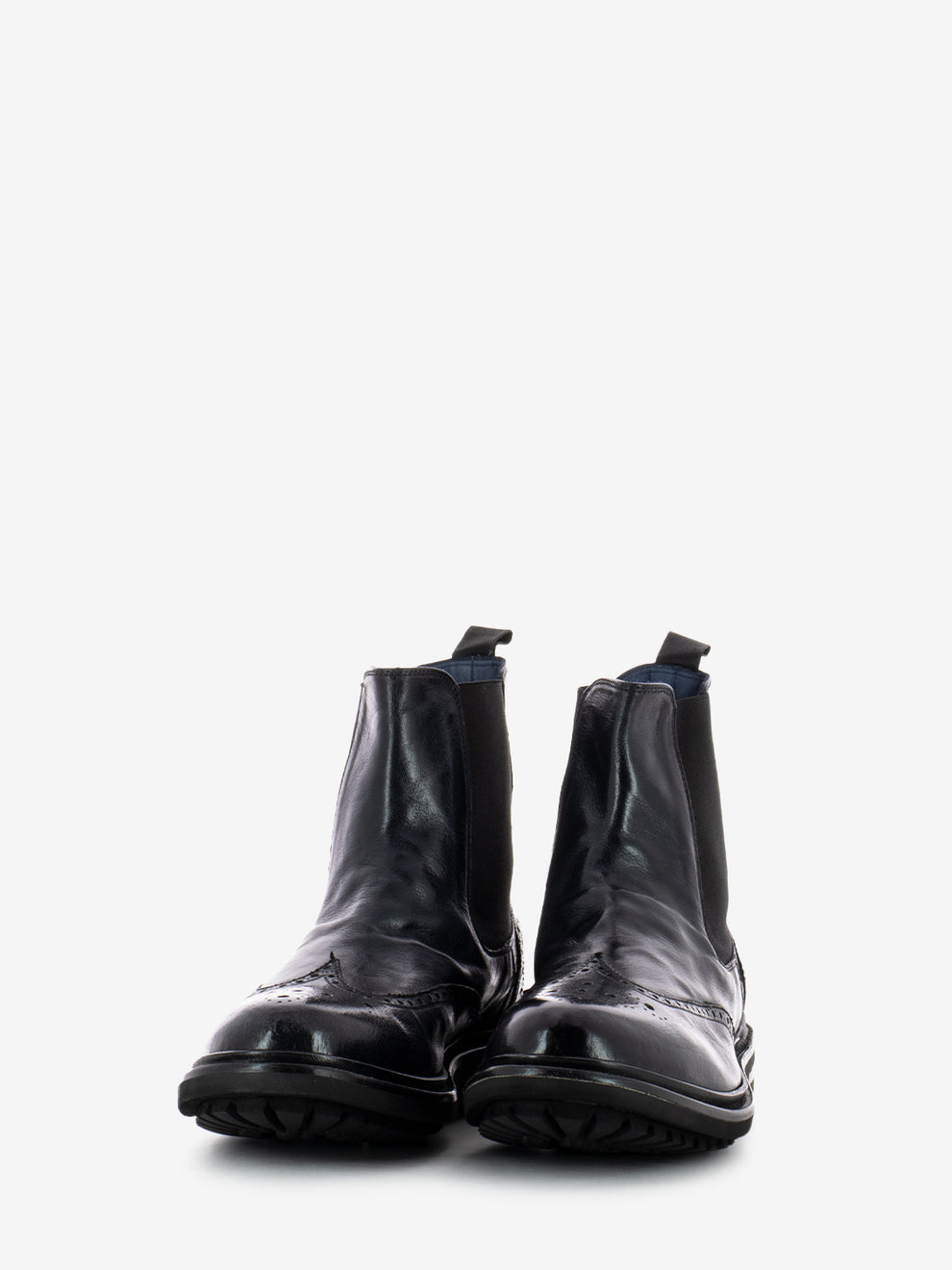 Stivaletto in pelle Bufalo navy