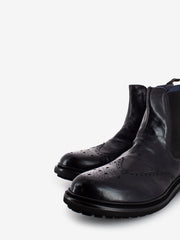 STURLINI - Stivaletto in pelle Bufalo navy