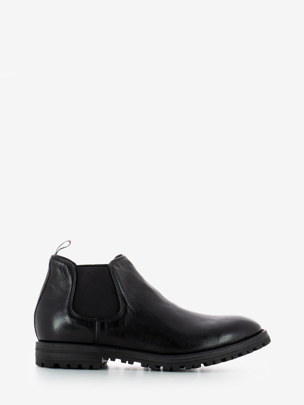 Tronchetti bufalo in pelle nero