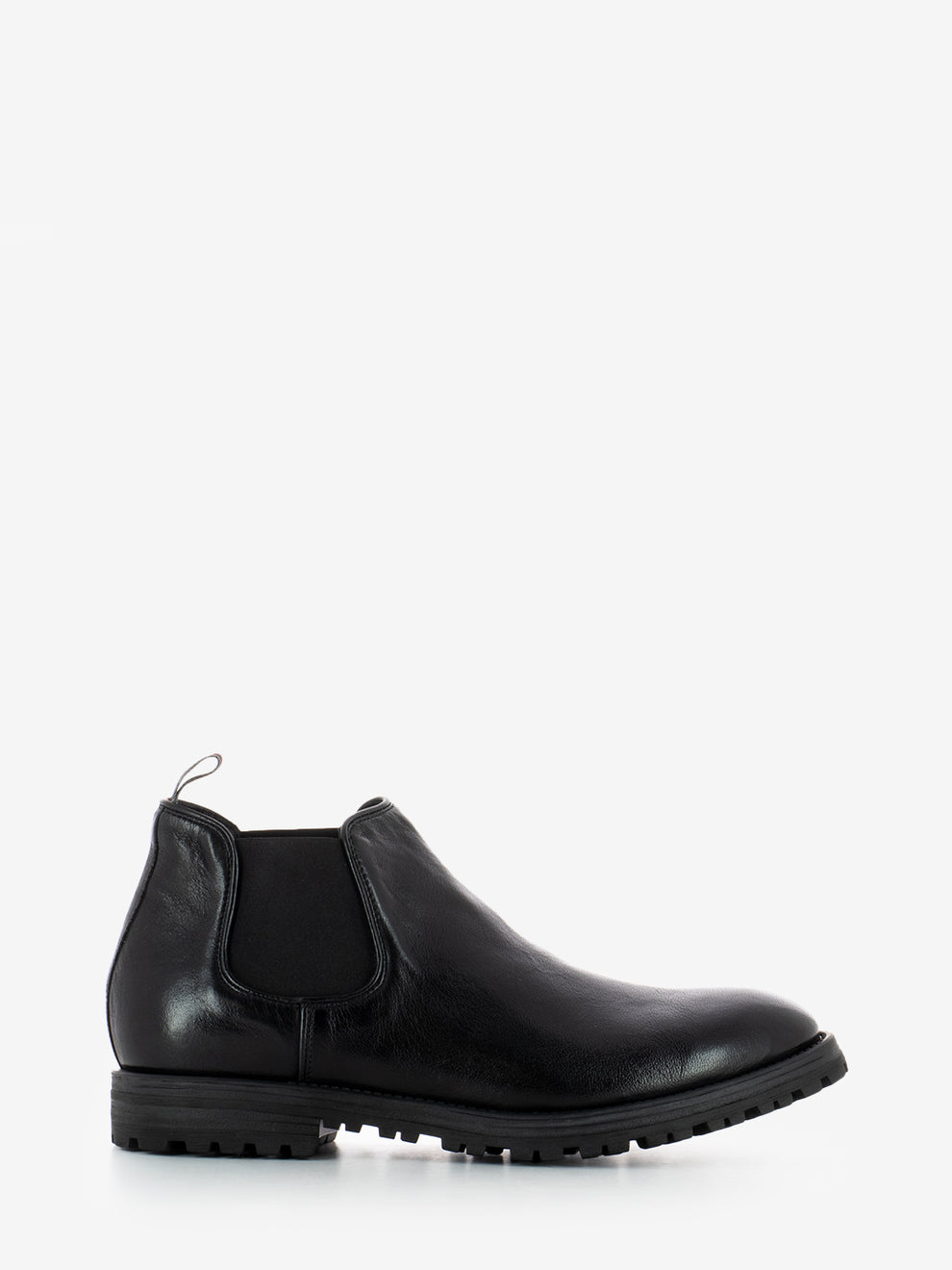 Tronchetti bufalo in pelle nero