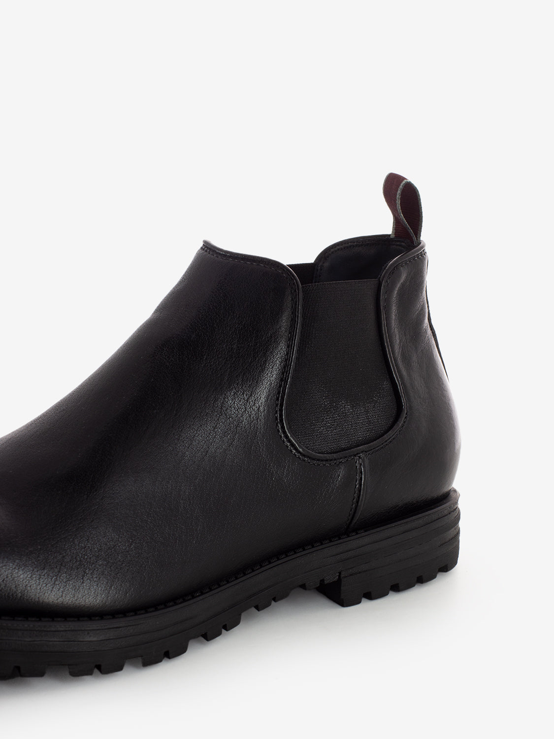 Tronchetti bufalo in pelle nero