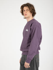 STUSSY - Basic Stussy Crew grape