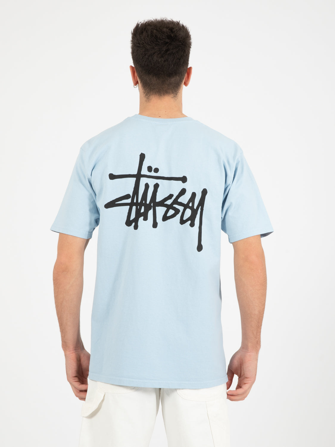 Basic Stussy T-Shirt sky blue