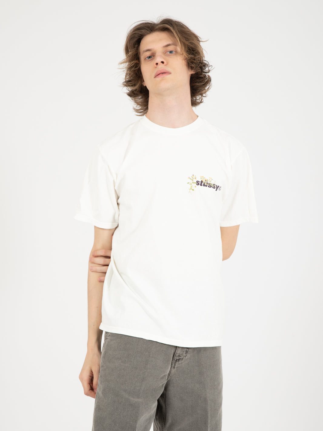 Bokay white pigment dyed T-Shirt