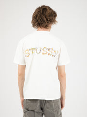 STUSSY - Bokay T-Shirt pigment dyed bianco