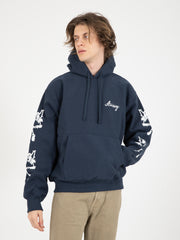 STUSSY - Paradise Lost Hood navy